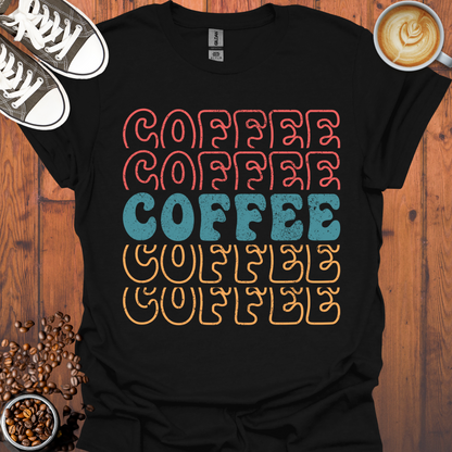 5 Coffee Multicolor Tee