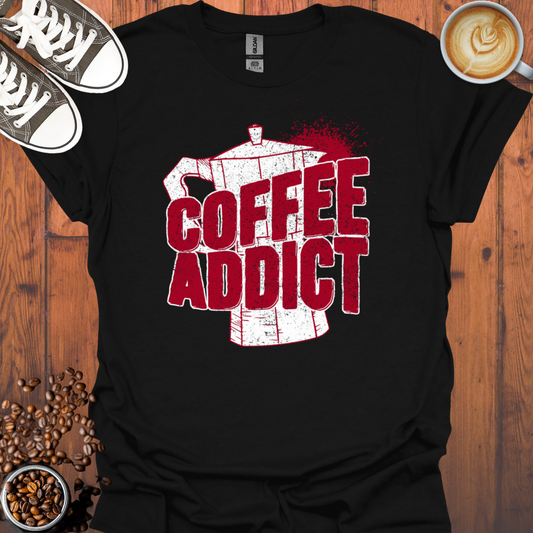 Moka Pot Coffee Addict Tee