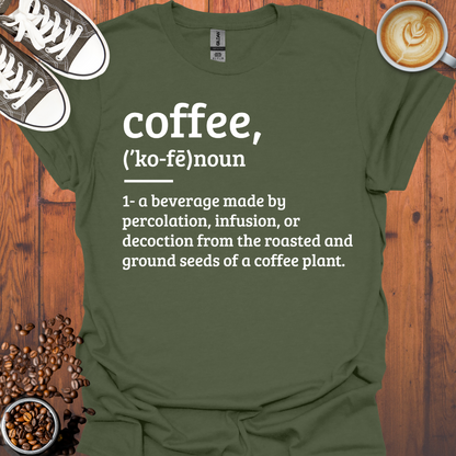 Coffee Definition Tee