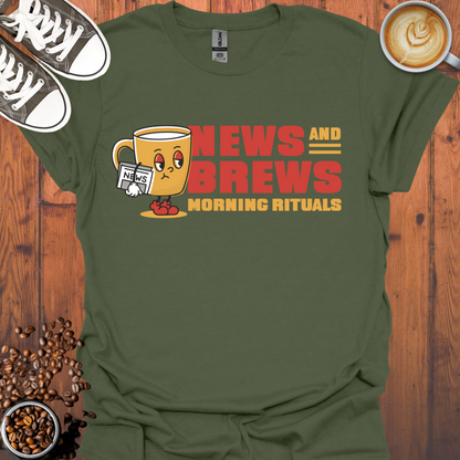 News and Brews Tee