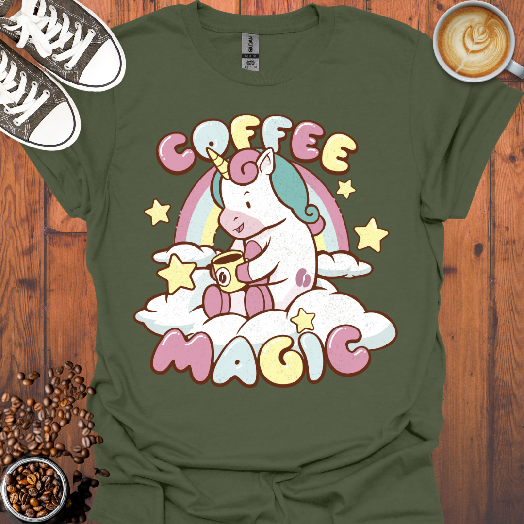 Unicorn Coffee Magic Tee