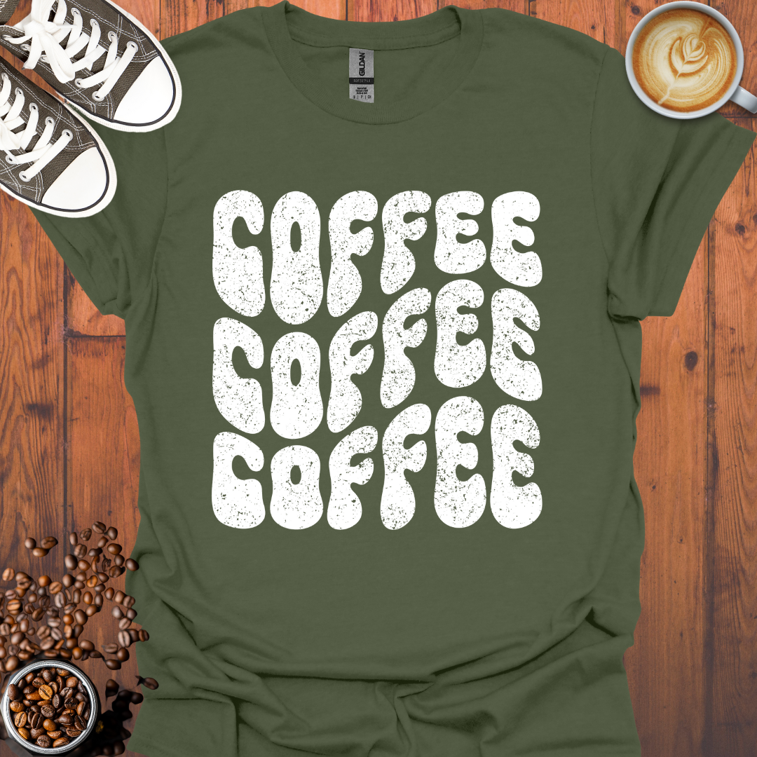 Coffee Coffee Coffee GRUNGE Tee