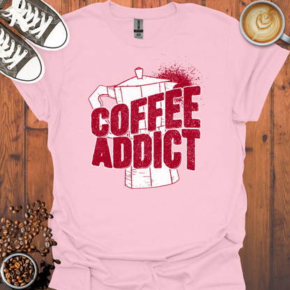 Moka Pot Coffee Addict Tee