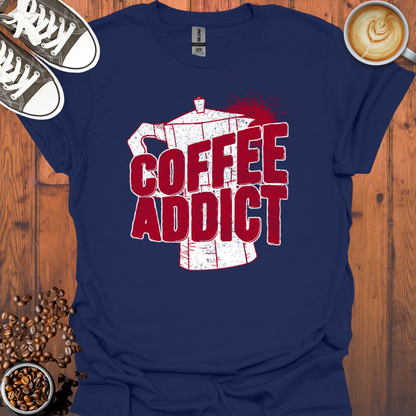 Moka Pot Coffee Addict Tee