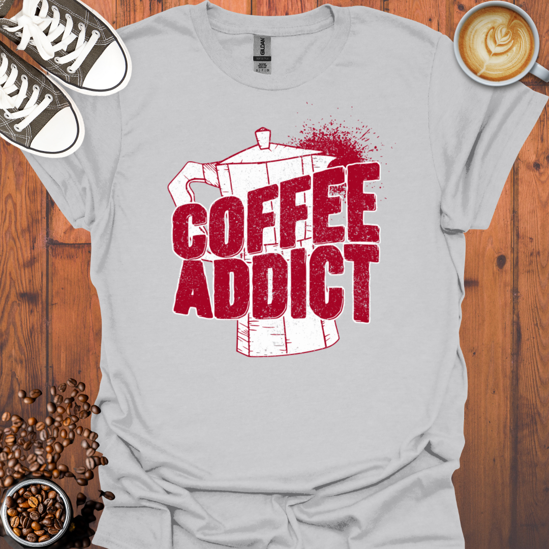 Moka Pot Coffee Addict Tee