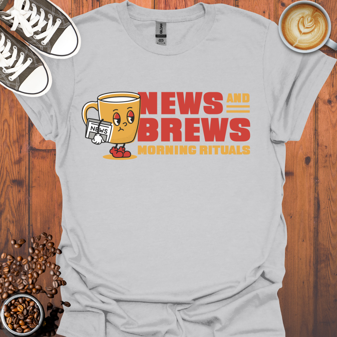 News and Brews Tee