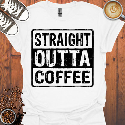 Straight Outta Coffee Tee