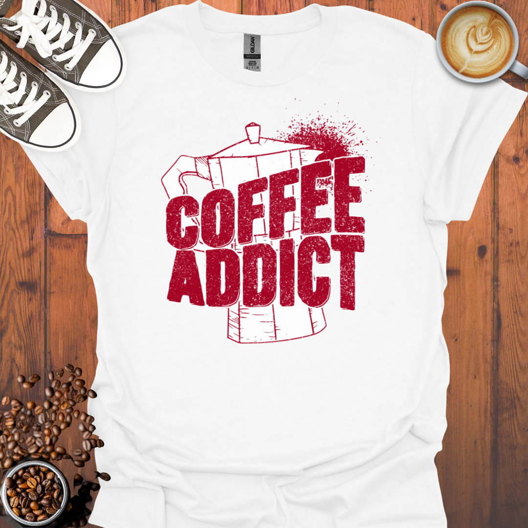 Moka Pot Coffee Addict Tee