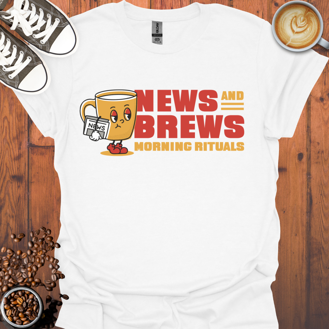 News and Brews Tee